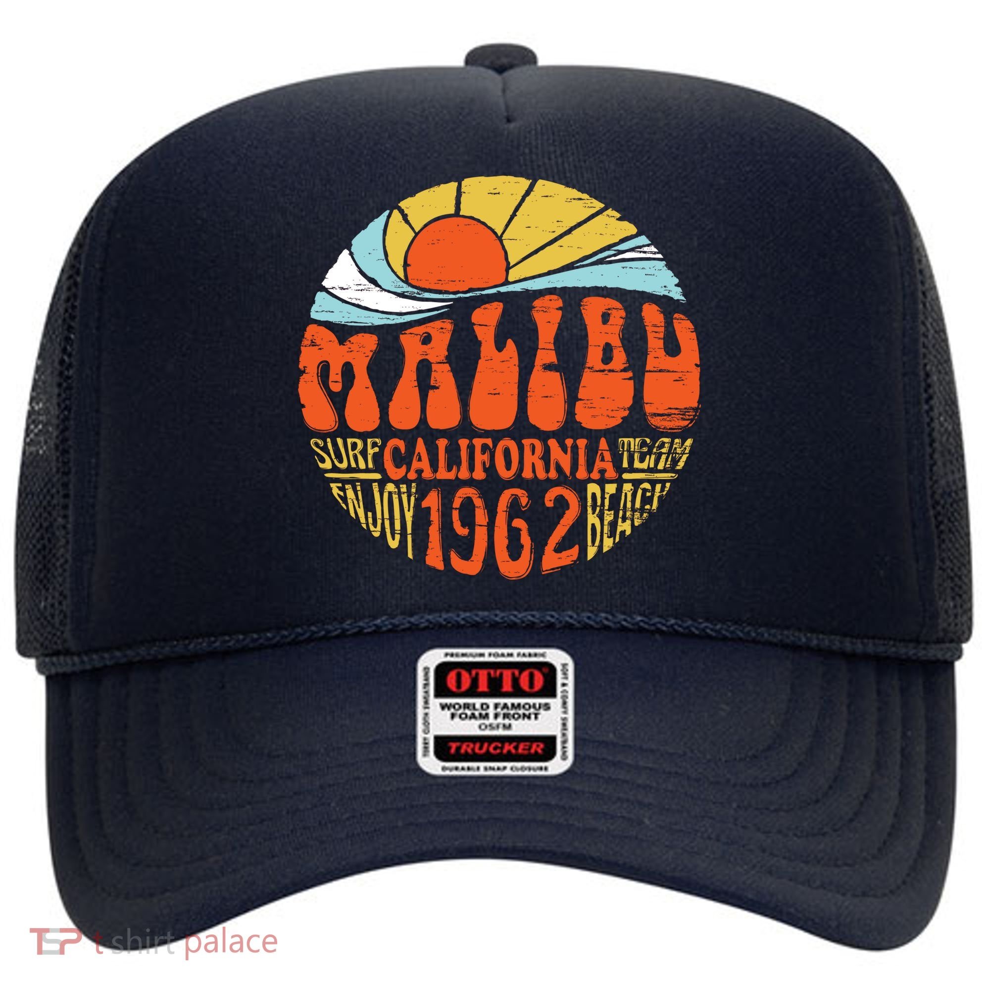 Malibu California Retro Distressed Hat