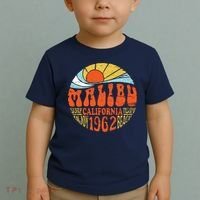 Malibu California Retro Distressed Toddler T-Shirt thumb 2