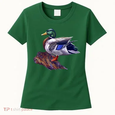 Mallard Green Head Duck Women's T-Shirt
