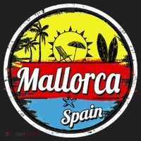 Mallorca Spain Retro Circle Women's Sweatshirt thumb 2