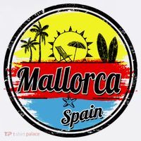 Mallorca Spain Retro Circle Polo thumb 3