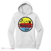Mallorca Spain Retro Circle Women's Hoodie thumb 0