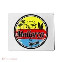 Mallorca Spain Retro Circle Mousepad thumb 0