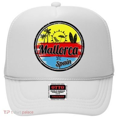 Mallorca Spain Retro Circle Hat