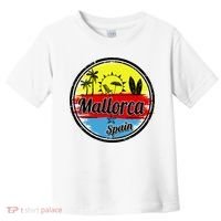Mallorca Spain Retro Circle Toddler T-Shirt thumb 0