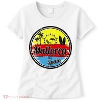 Mallorca Spain Retro Circle Women's T-Shirt thumb 0