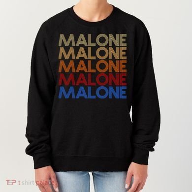 Malone Retro Vintage Style Name Women's Sweatshirt