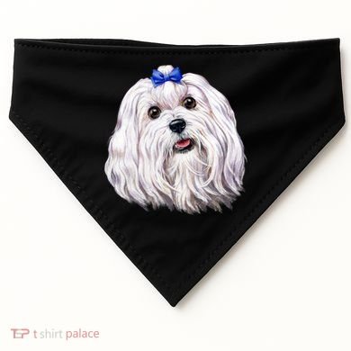 Maltese USA-Made Doggie Bandana