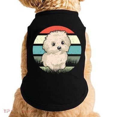 Maltese Dog Retro Doggie Tank