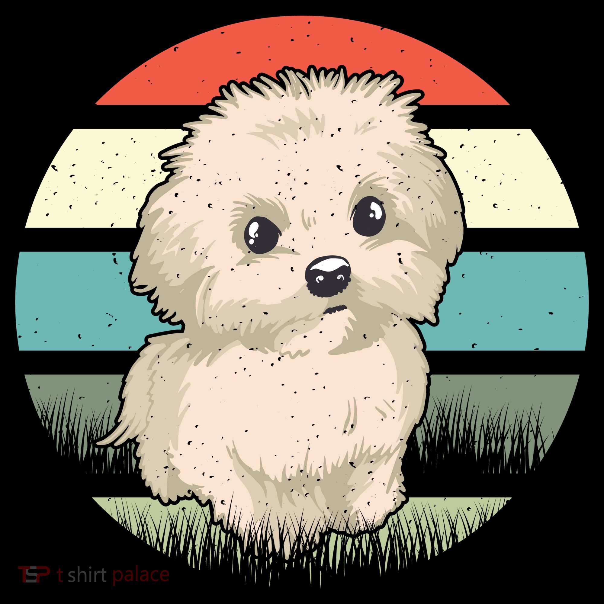 Maltese Dog Retro Coffee Mug