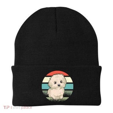 Maltese Dog Retro Beanie