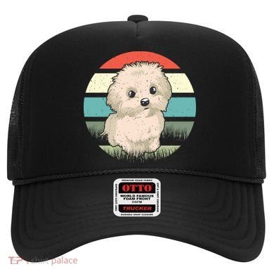 Maltese Dog Retro Hat