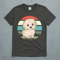 Maltese Dog Retro T-Shirt thumb 5