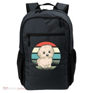 Maltese Dog Retro Backpack