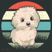Maltese Dog Retro Tank Top thumb 6