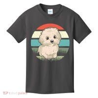 Maltese Dog Retro Kids T-Shirt thumb 0
