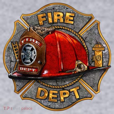 Maltese Fire Dept. Helmet Women's Racerback Cropped Tank