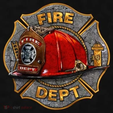 Maltese Fire Dept. Helmet Ladies PosiCharge Tri-Blend Wicking Tank