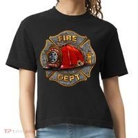Maltese Fire Dept. Helmet Comfort Colors Boxy T-Shirt thumb 0