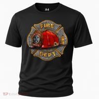 Maltese Fire Dept. Helmet Cooling Performance Crew T-Shirt thumb 0