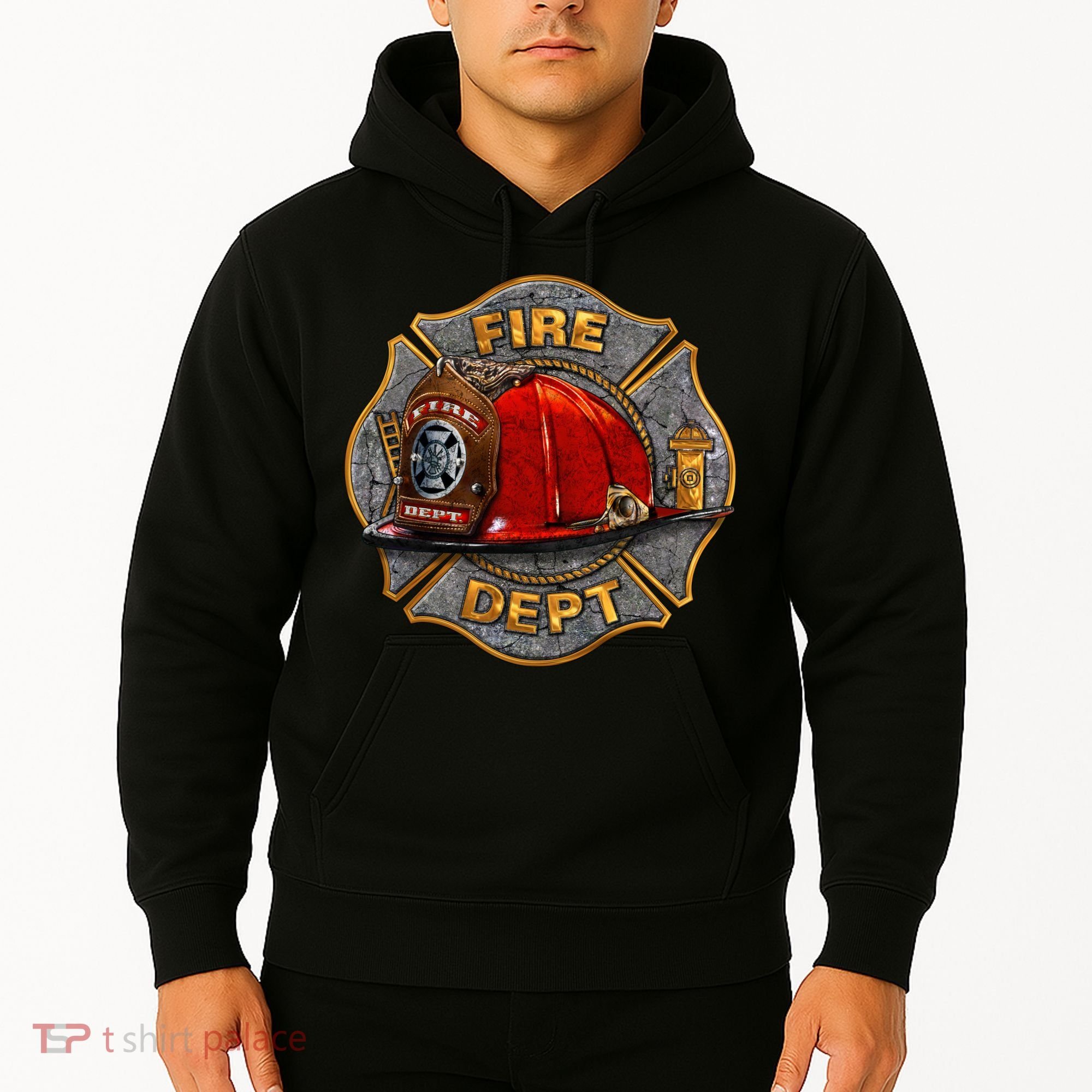 Maltese Fire Dept. Helmet Hoodie