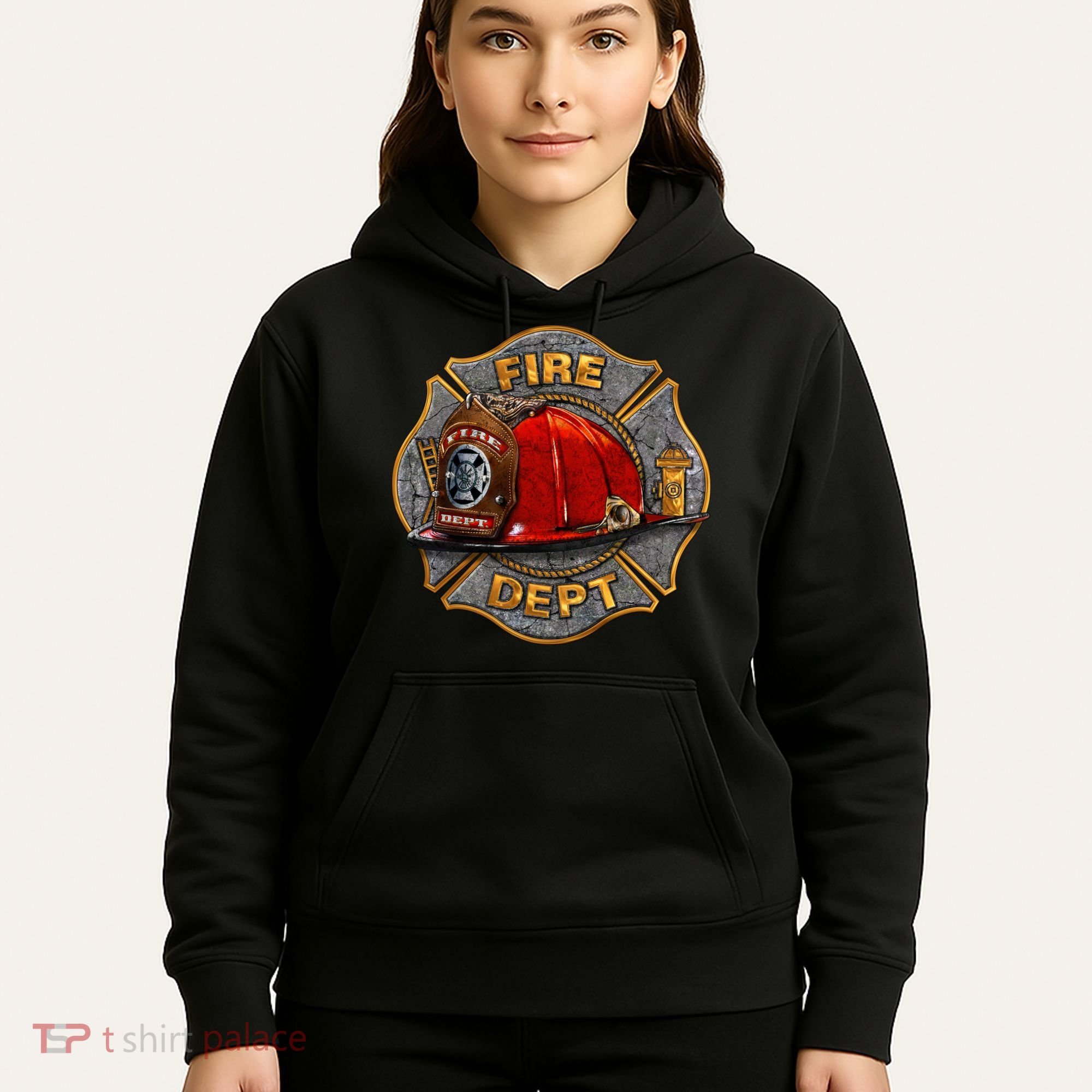 Maltese Fire Dept. Helmet Hoodie