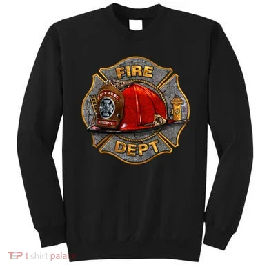 Maltese Fire Dept. Helmet Sweatshirt