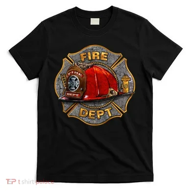 Maltese Fire Dept. Helmet T-Shirt