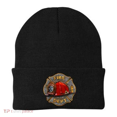 Maltese Fire Dept. Helmet Beanie
