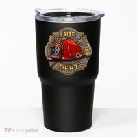 Maltese Fire Dept. Helmet Tumbler thumb 0