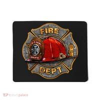 Maltese Fire Dept. Helmet Mousepad thumb 0