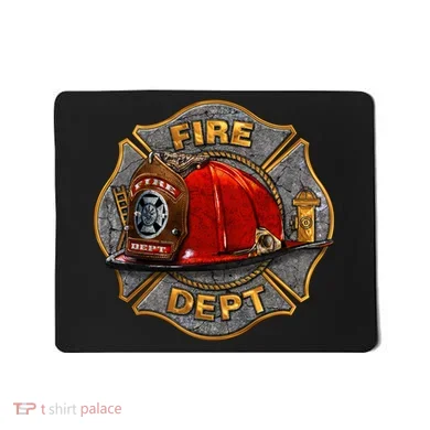 Maltese Fire Dept. Helmet Mousepad