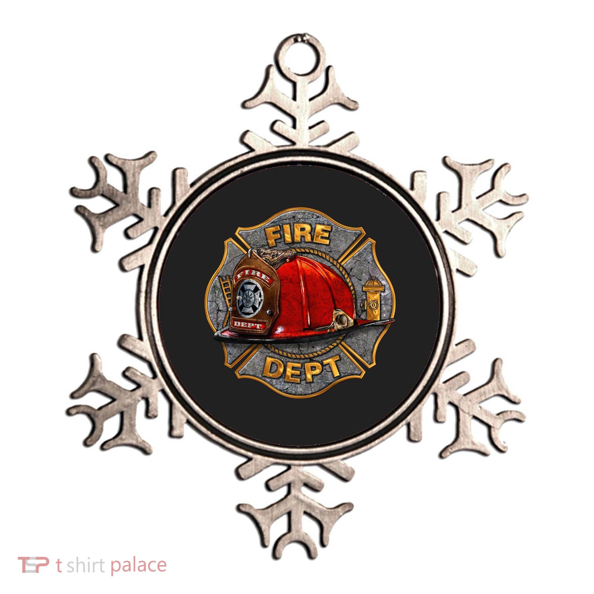 Maltese Fire Dept. Helmet Ornament