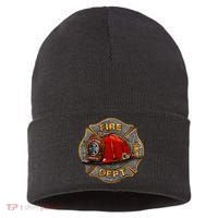 Maltese Fire Dept. Helmet Sustainable Knit Beanie thumb 0