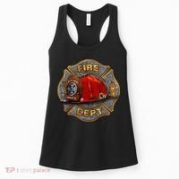 Maltese Fire Dept. Helmet Women's Tank Top thumb 0