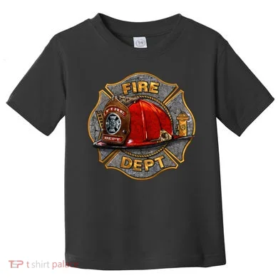 Maltese Fire Dept. Helmet Toddler T-Shirt
