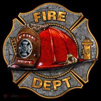 Maltese Fire Dept. Helmet Women's Perfect Tri Rocker Tank thumb 4