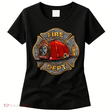 Maltese Fire Dept. Helmet Women's T-Shirt