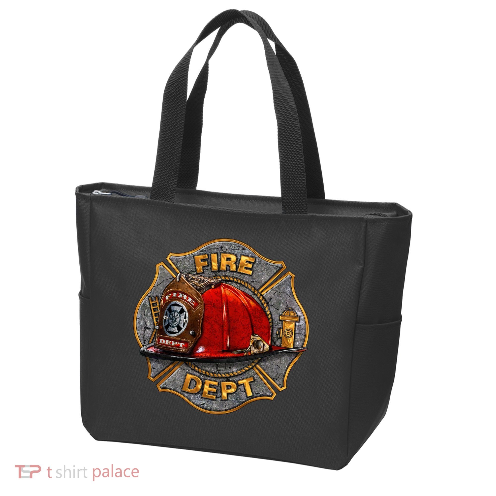 Maltese Fire Dept. Helmet Tote Bag