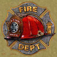 Maltese Fire Dept. Helmet Garment-Dyed Women's Muscle Tee thumb 6