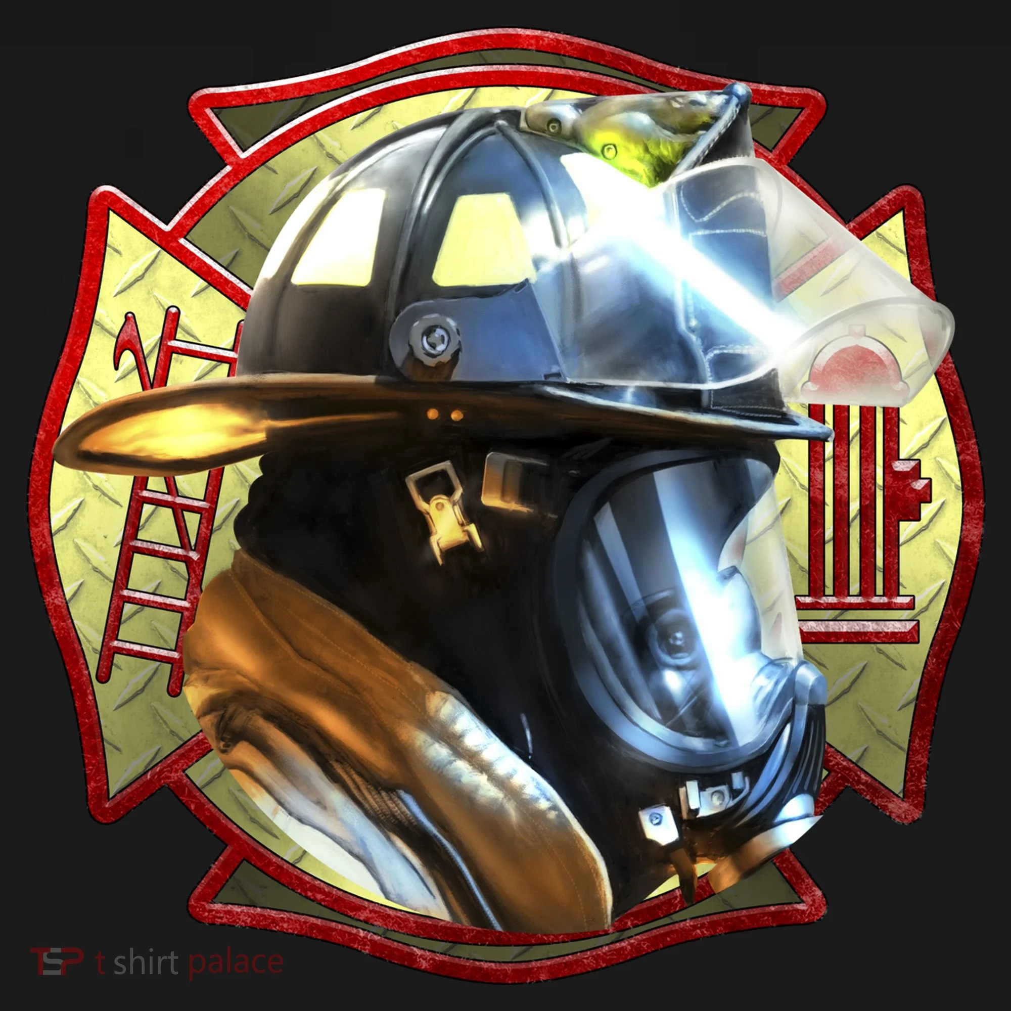 Maltese Fireman Doggie Tank