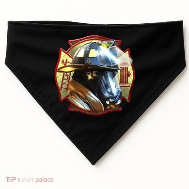 Maltese Fireman USA-Made Doggie Bandana