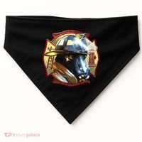Maltese Fireman USA-Made Doggie Bandana thumb 0