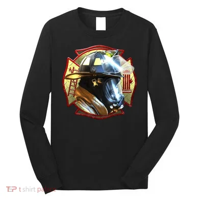 Maltese Fireman Long Sleeve Shirt