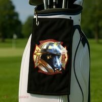Maltese Fireman Golf Towel thumb 2