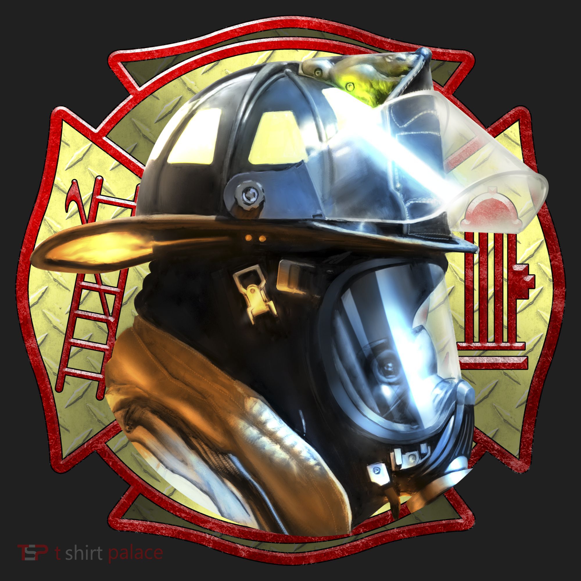 Maltese Fireman Golf Towel