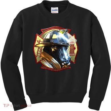 Maltese Fireman Kids Sweatshirt