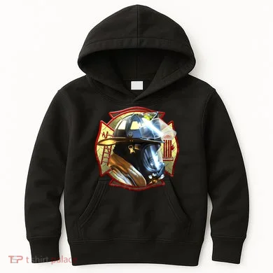 Maltese Fireman Kids Hoodie