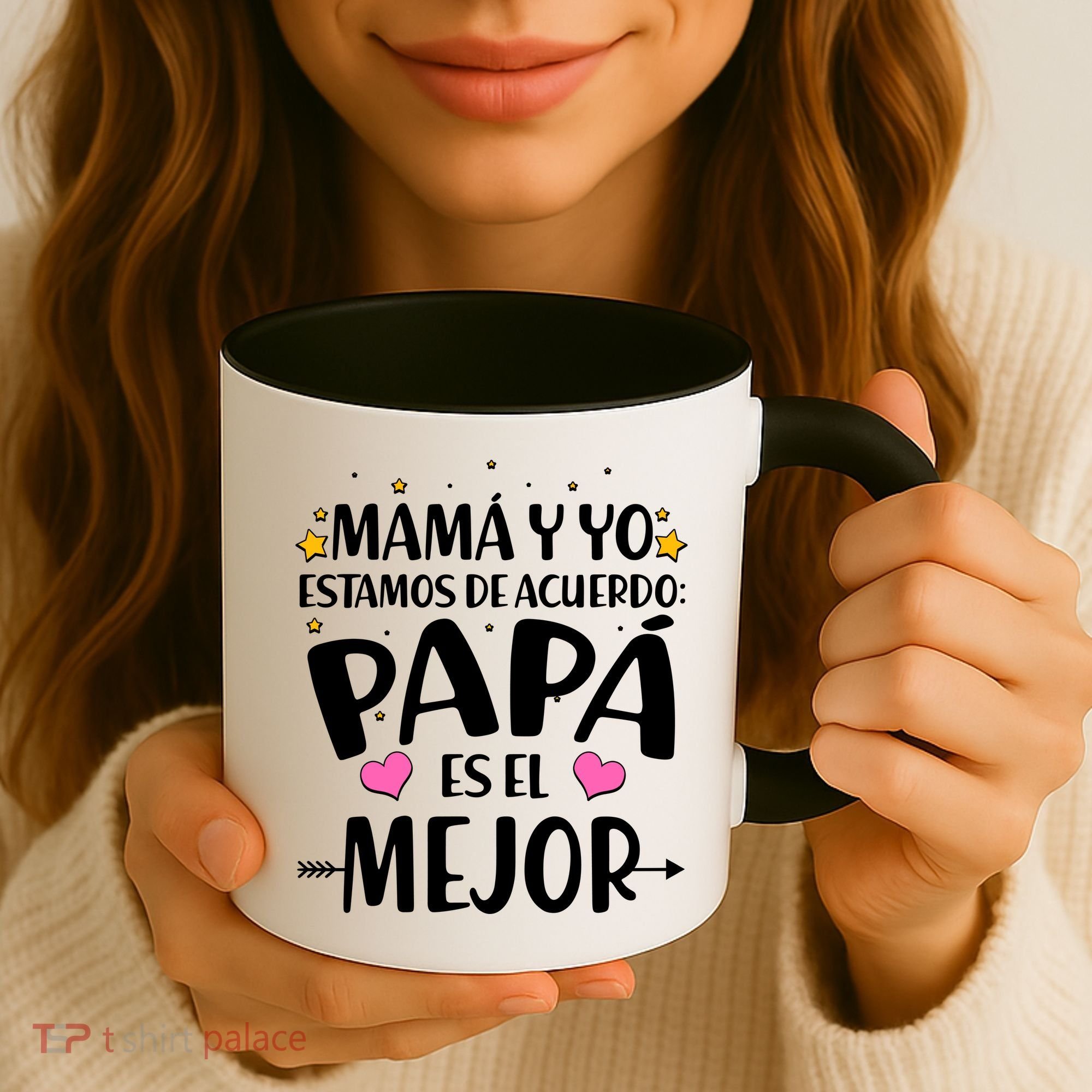 Mamá y Yo Estamos De Acuerdo Papá Es El Mejor Coffee Mug