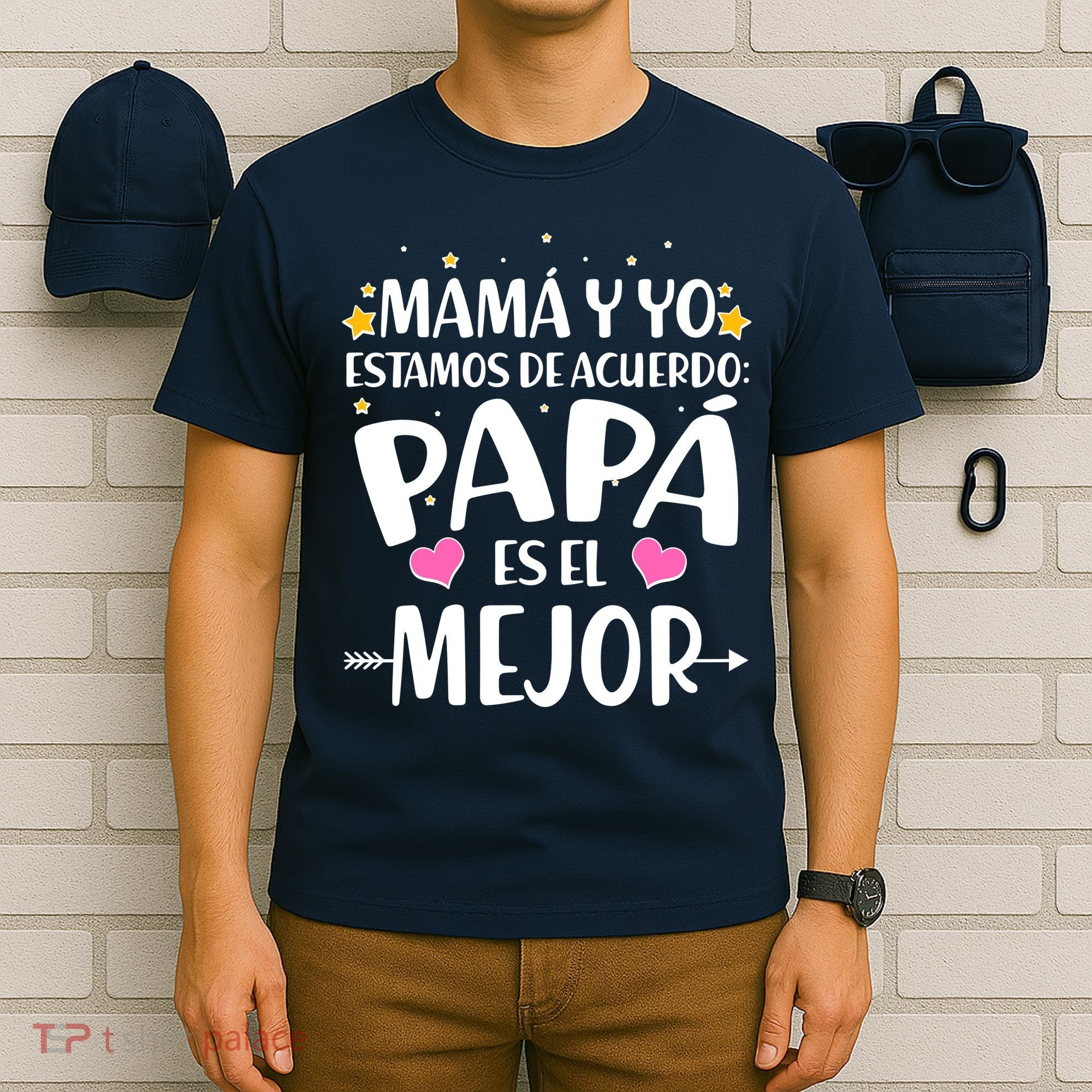 Mamá y Yo Estamos De Acuerdo Papá Es El Mejor T-Shirt